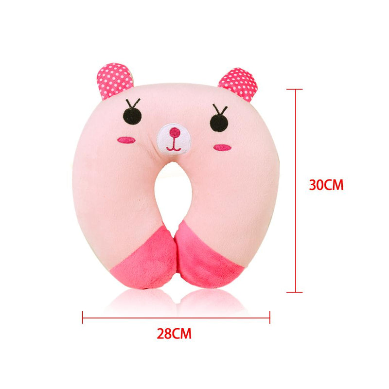 kawaii baby animals neck support pillow u shaped cushion travel cartoon animal airplane headrest by kawaii babe