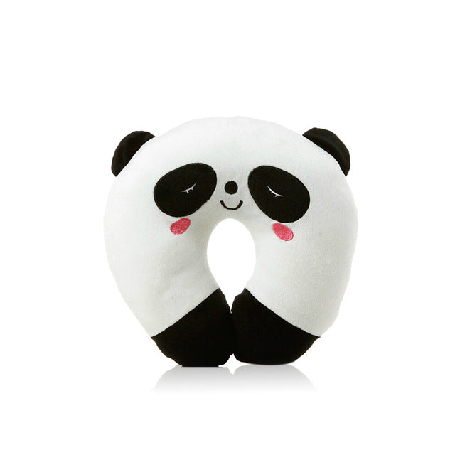 kawaii baby animals neck support pillow u shaped cushion travel cartoon animal airplane headrest by kawaii babe