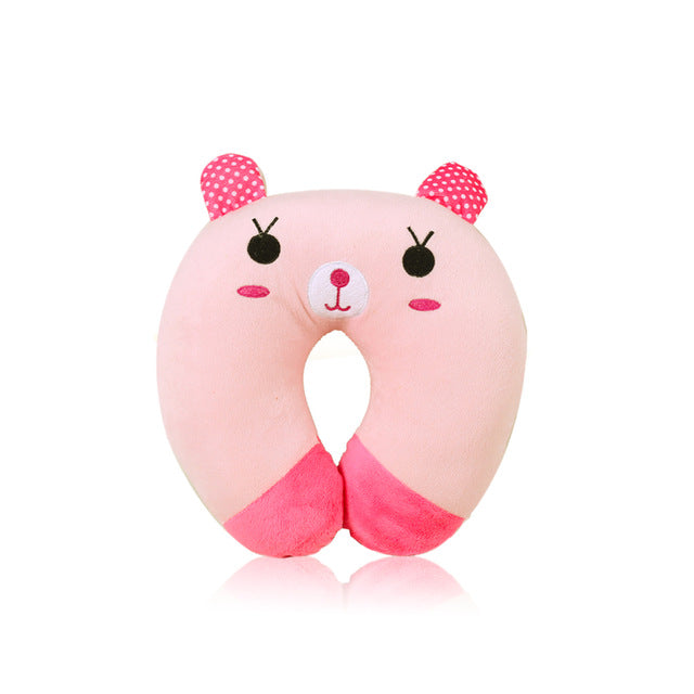 kawaii baby animals neck support pillow u shaped cushion travel cartoon animal airplane headrest by kawaii babe