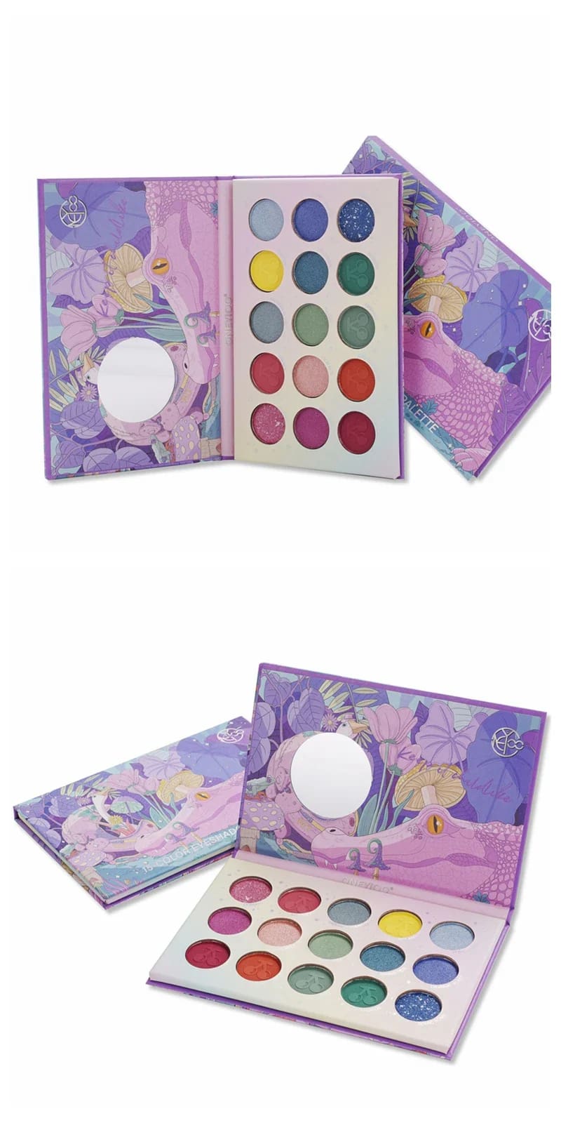 Kawaii pixel gamer girl eye shadow make-up palette
