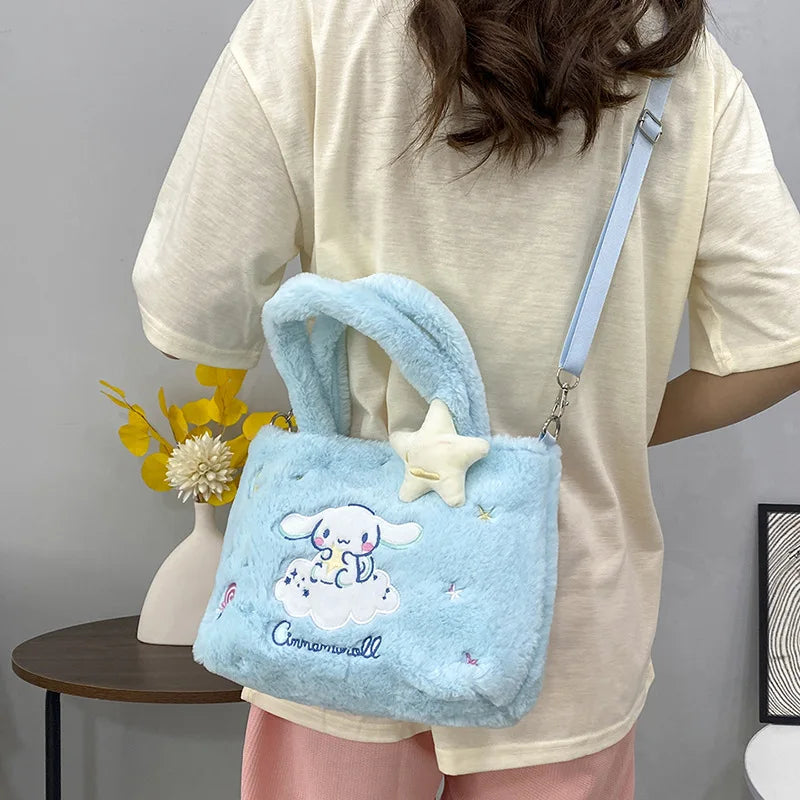 Kawaii plush cross body character bags - bags - cross body - bag - purse