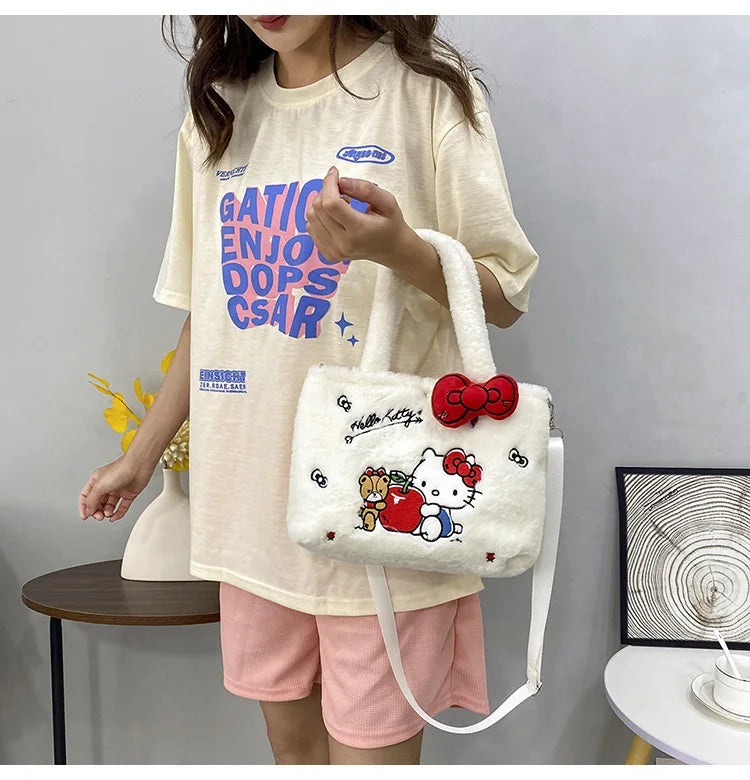 Kawaii plush cross body character bags - bags - cross body - bag - purse