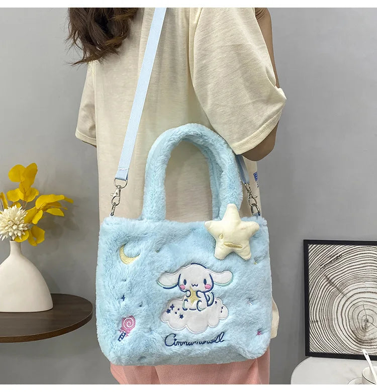 Kawaii plush cross body character bags - bags - cross body - bag - purse