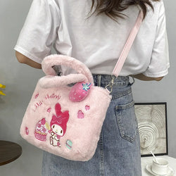 Kawaii plush cross body character bags - bags - cross body - bag - purse