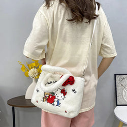 Kawaii plush cross body character bags - bags - cross body - bag - purse