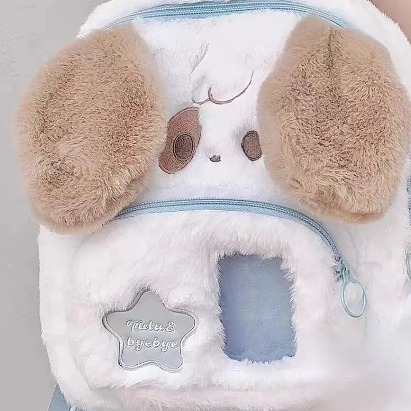 Kawaii plush puppy backpack - backpack - backpacks - bag - bags - book