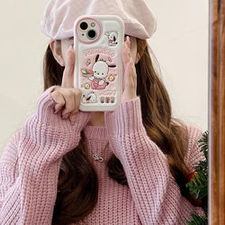 Kawaii puppy foodie iphone protective case