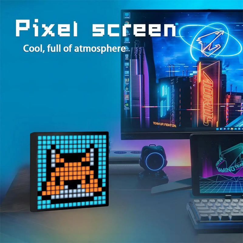 Kawaii smart led pixel display & custom art app - custom art - display - gamer - pixel app