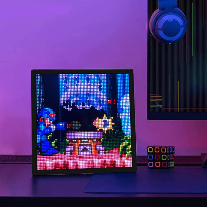 Kawaii smart led pixel display & custom art app - custom art - display - gamer - pixel app