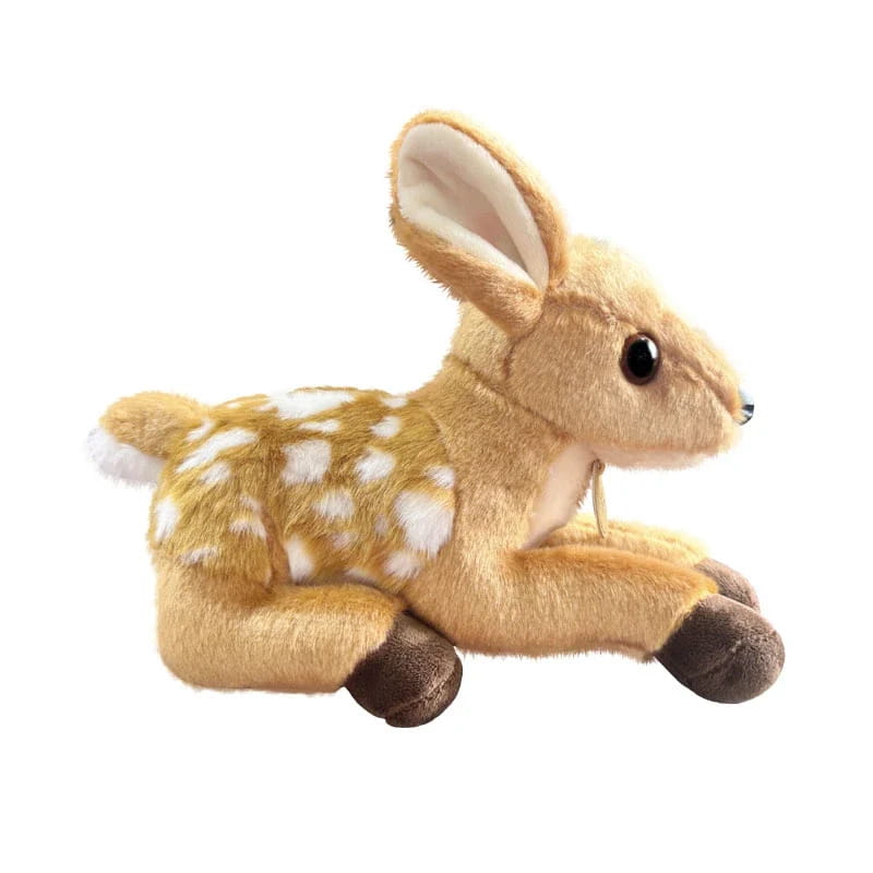 Kawaii Spotted Fawn Plush Toy for Woodland and Cottagecore Decor