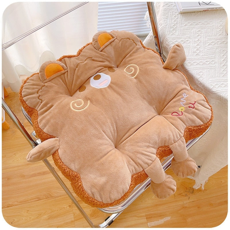 Kawaii Toast Pillow - home decor, pillows, plush, plush toys, plushies Kawaii Babe
