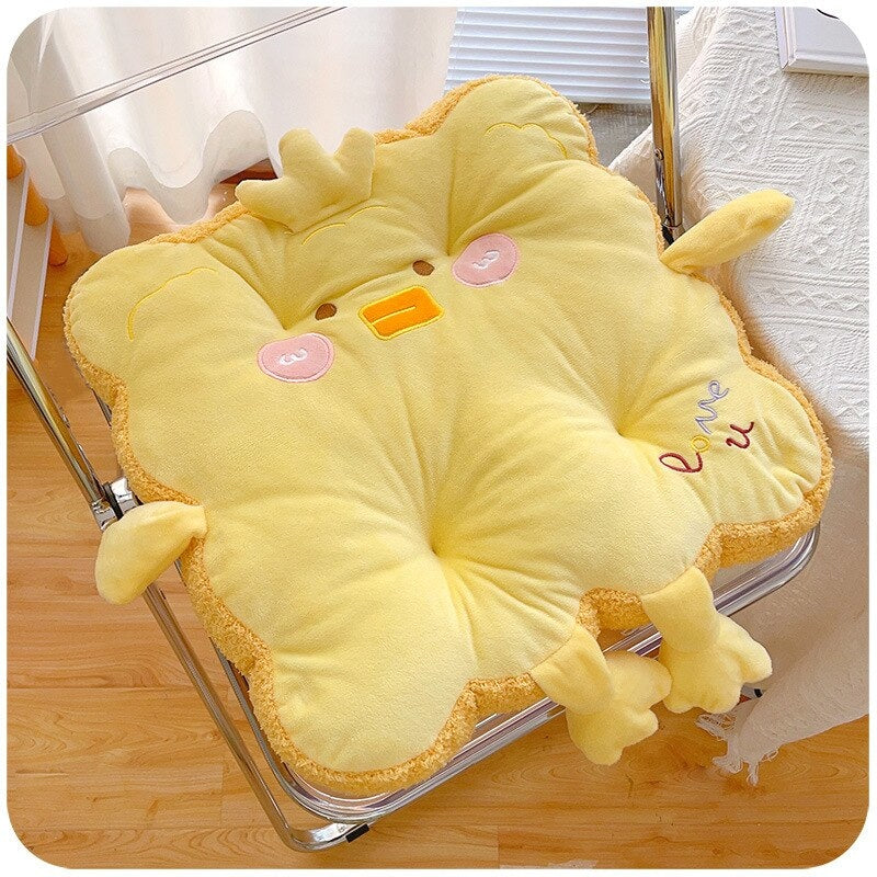 Toast Dinosaur Cushion Kawaii Chair Cushions Cute - Temu