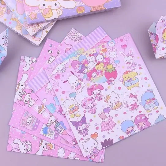 Kawaii wrapping paper - gift wrap - wrapping - kawaii - pastel goth - sanrio