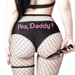 Kawaii ’yes daddy’ underwear panties low rise undies