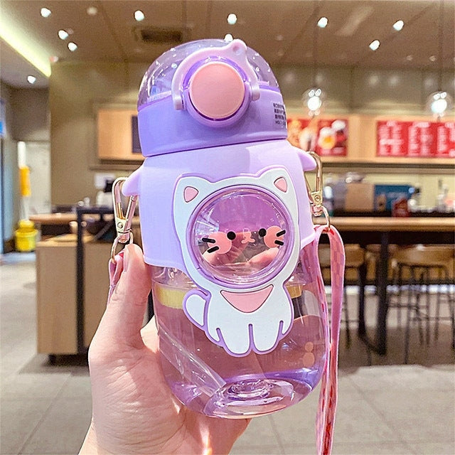 Kitten Bunny Bear Kawaii Water Bottle Sippy Cups Cute | Kawaii Babe