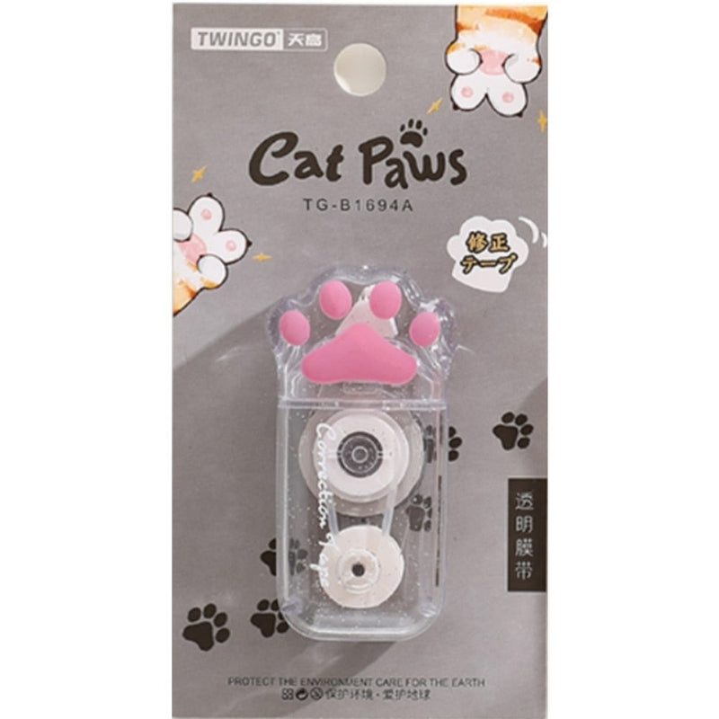 Kitten paw correction white-out tape - cats - eraser - kawaii - school supplies - stationery