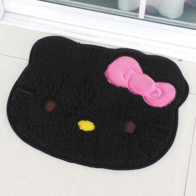 Kitty bathroom mats - bath - floor mat - hello kitty - home decor - kawaii