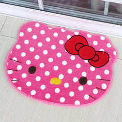 Kitty bathroom mats - bath - floor mat - hello kitty - home decor - kawaii