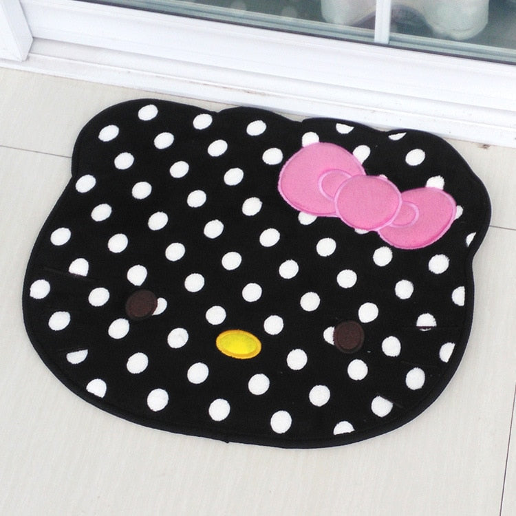 Kitty bathroom mats - bath - floor mat - hello kitty - home decor - kawaii