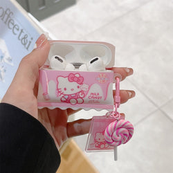 Kitty candy airpods case - airpod case - airpods - headphones - hello kitty - kawaii