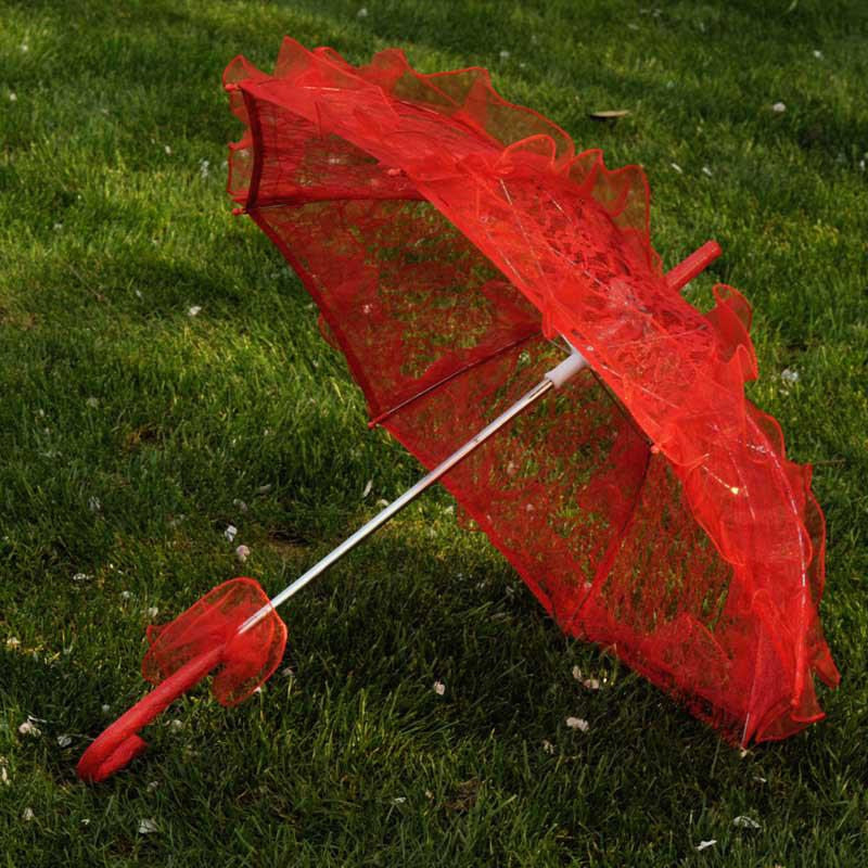 Lace parasol umbrella - kawaii - lace - lolita - pink - umbrella