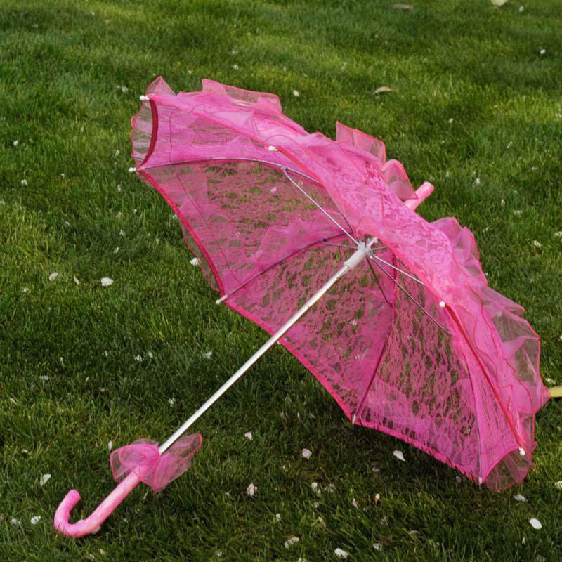 Lace parasol umbrella - kawaii - lace - lolita - pink - umbrella