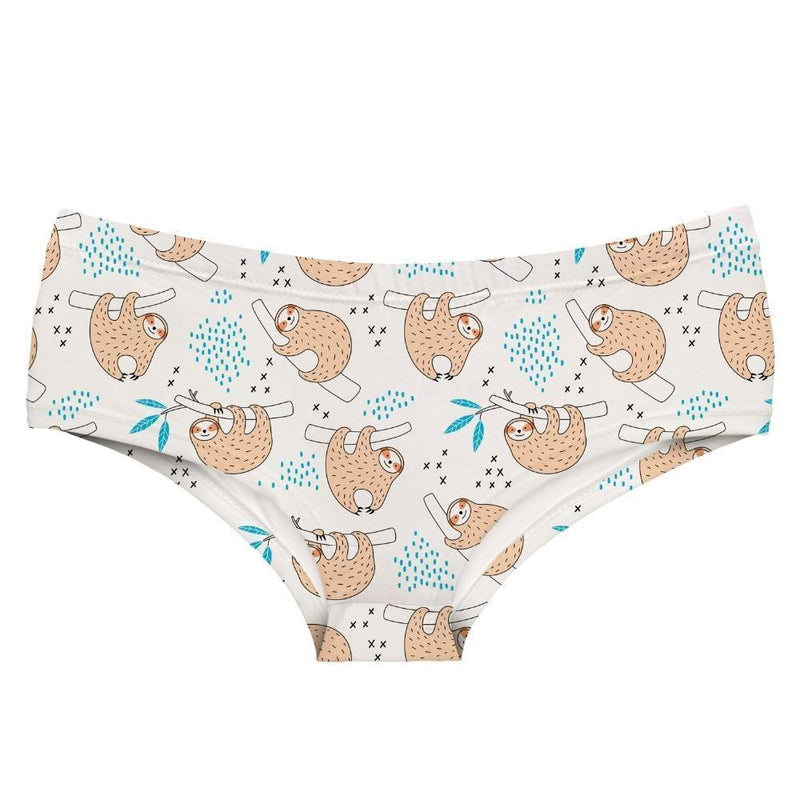 Lazy sloth panties - briefs - lingerie - panties - panty - sloth