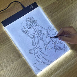 Kawaii led electronic light up lighted sketch book memo pad