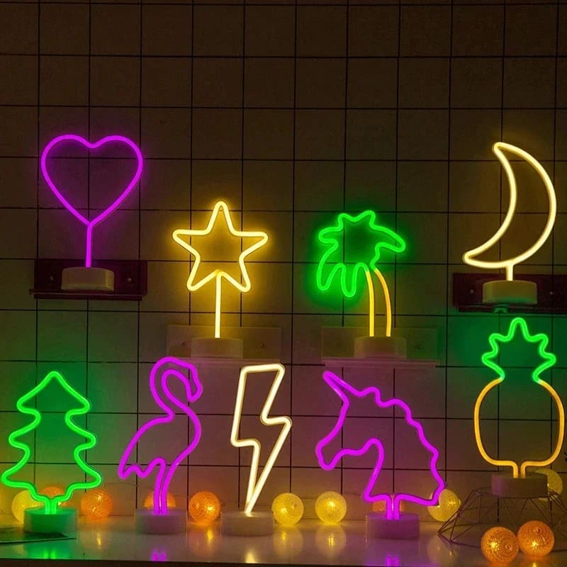 Kawaii led rainbow desk lamp lighting pride