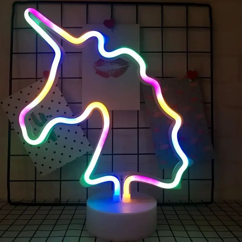 Kawaii led rainbow desk lamp lighting pride