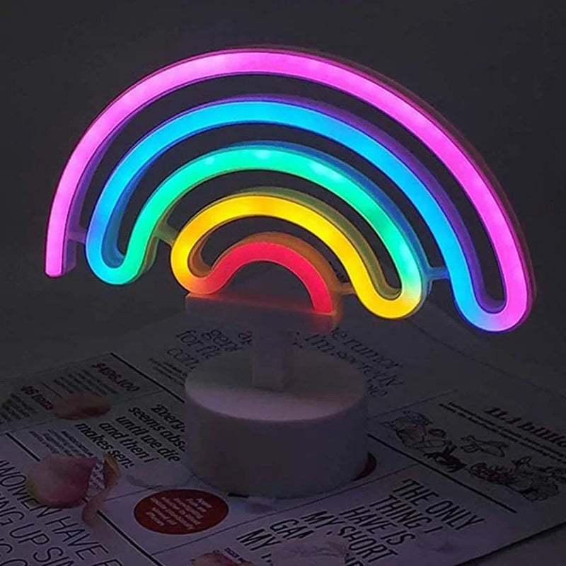 Kawaii led rainbow desk lamp lighting pride