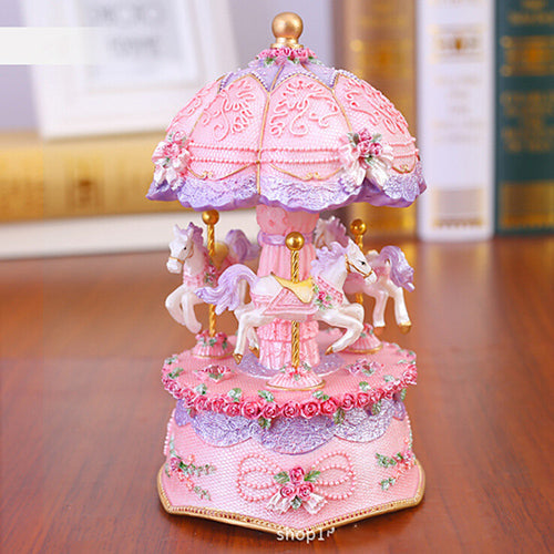 Light up carousel music box - carousel - fairykei - figure - figurine