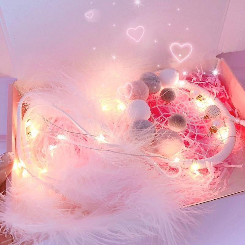 Light up dream catcher - bedroom - chimes - decor - decoration - dream catcher