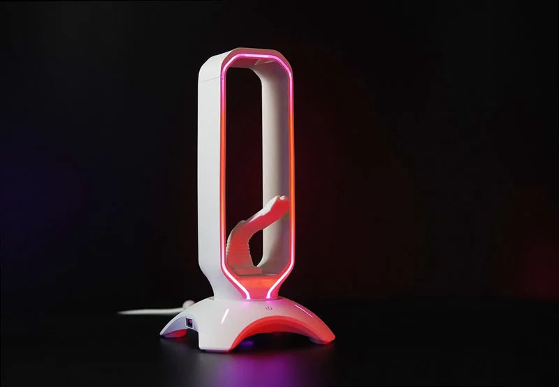 Light up headset display & dock - charging dock - headphone stand - headset display - led