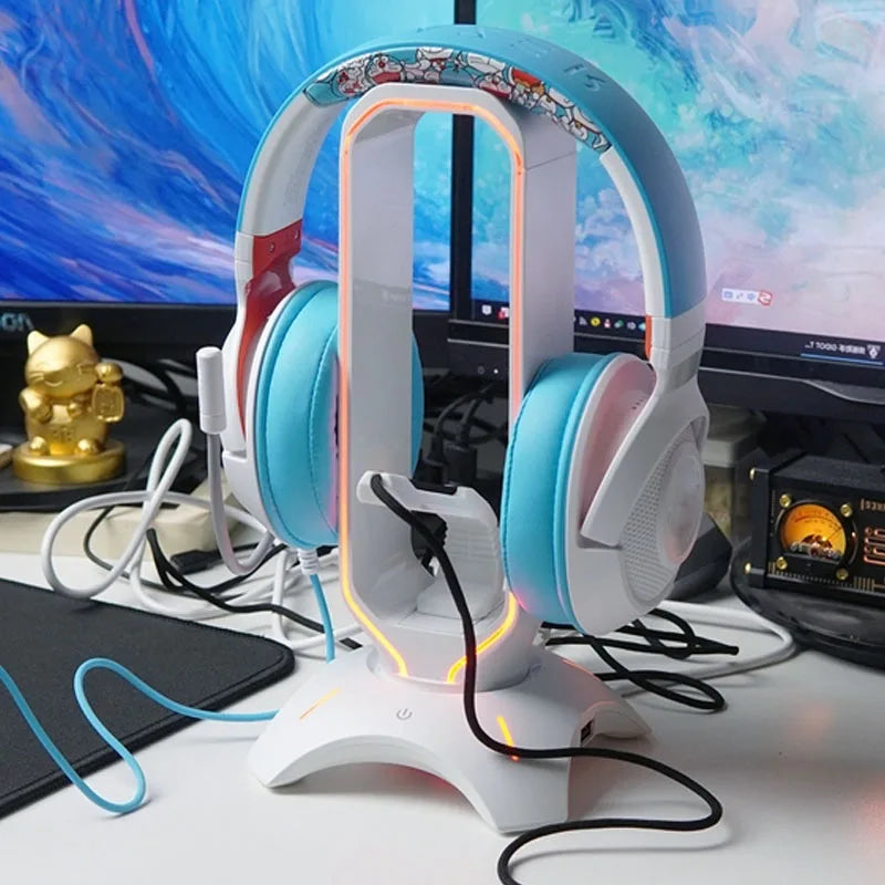 Light up headset display & dock - charging dock - headphone stand - headset display - led