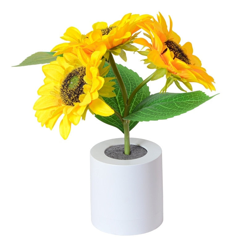 Light-Up Sunflower Desk Lamp – Kawaii Babe