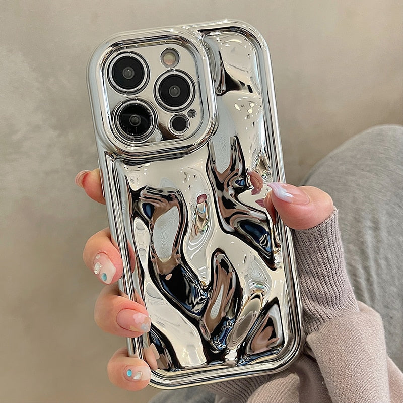 Futuristic Wet Look Metallic Liquid Mercury iPhone Case Futuristic Wet Look Metallic Liquid Mercury iPhone Case
