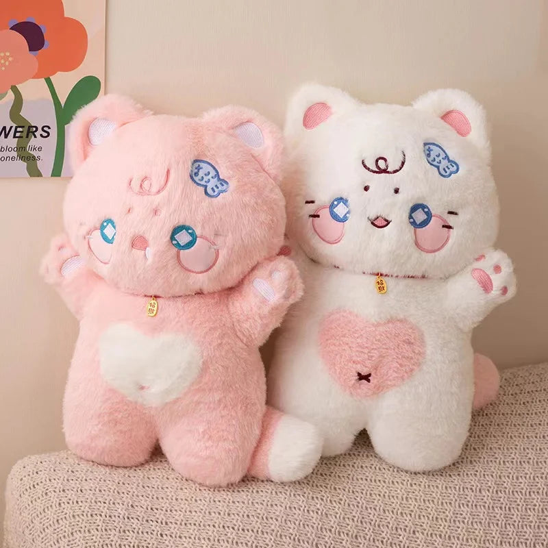 Kawaii little lucky kitty cat plush stuffed animals