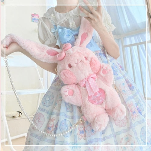 Love Bunny Lolita Bag - bunny, bunny bag, bunny rabbits, fairy kei, handbag Kawaii Babe