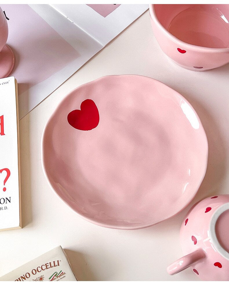 Lovecore Dinnerware Kawaii Babe
