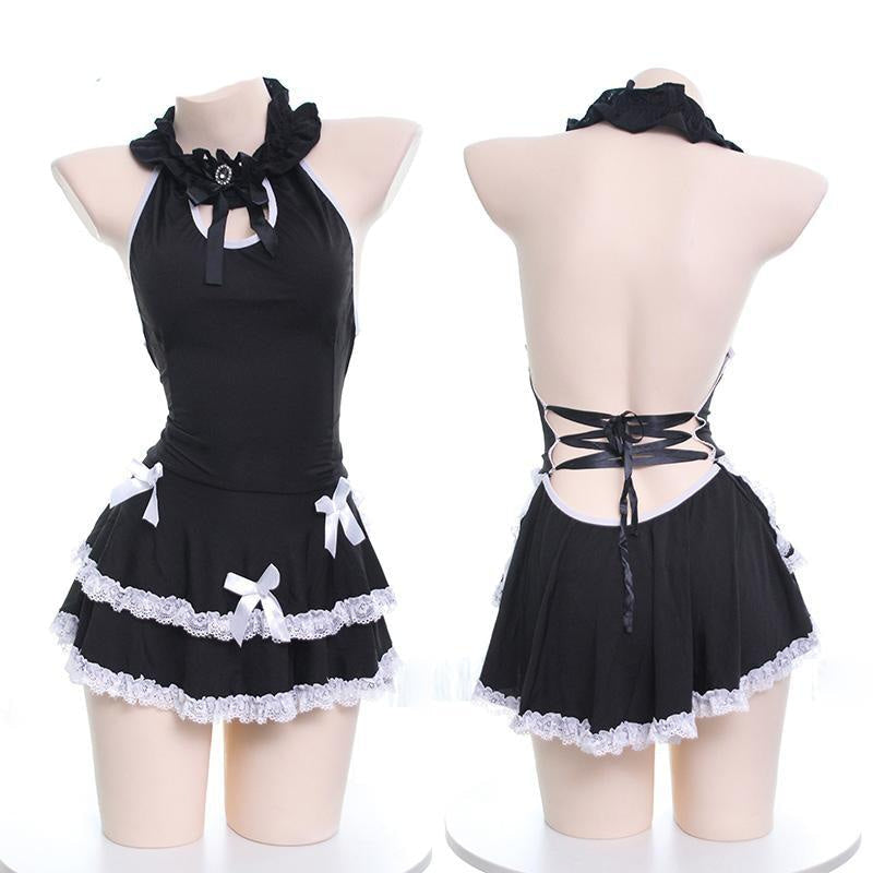 Luxurious maid dress - backless - cosplay - cosplaying - costume - costumes