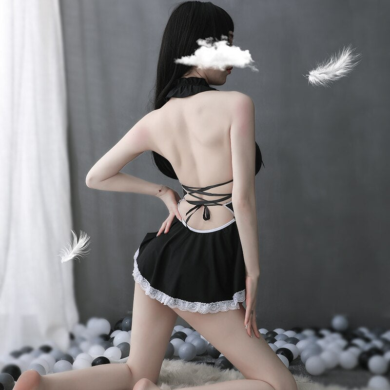 Luxurious maid dress - backless - cosplay - cosplaying - costume - costumes