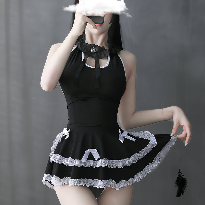 Luxurious maid dress - backless - cosplay - cosplaying - costume - costumes