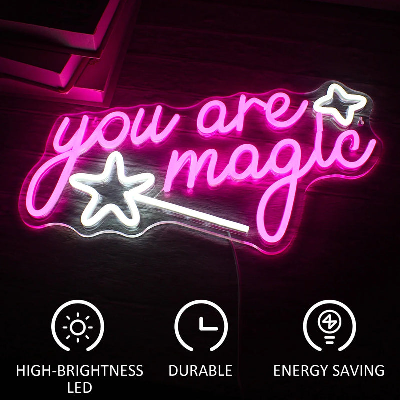 You are magic kawaii led sign - gaming - led - light up sign - lighting