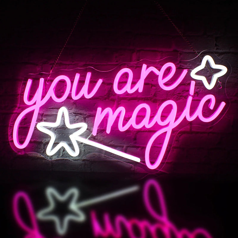 You are magic kawaii led sign - gaming - led - light up sign - lighting