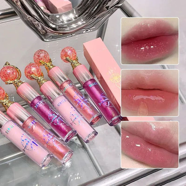 Kawaii magic plumping mirror shine lip gloss