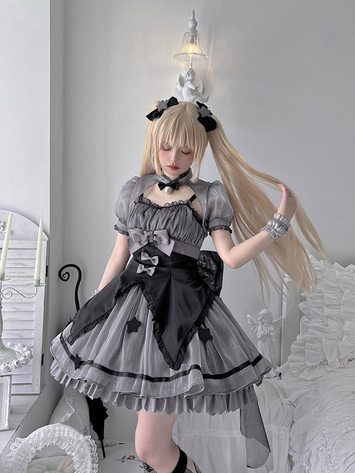 anime dress Magic Star Sakura Lolita Dress JSK Cosplay Magical Girl