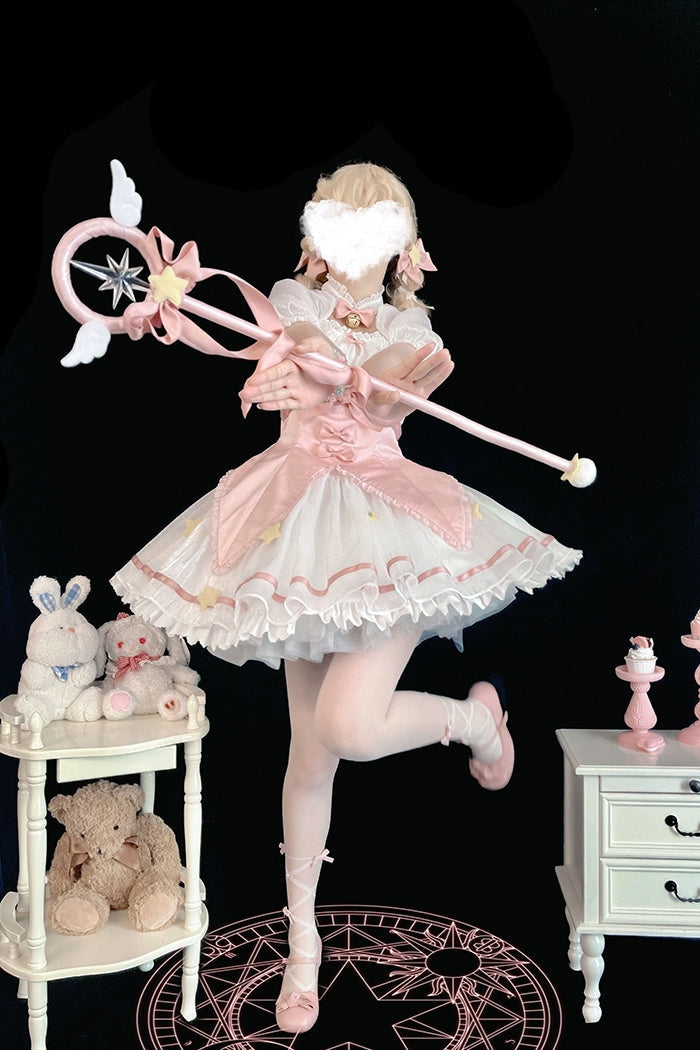star dress pink Vestido Maxi Under The Stars - Color de Malva