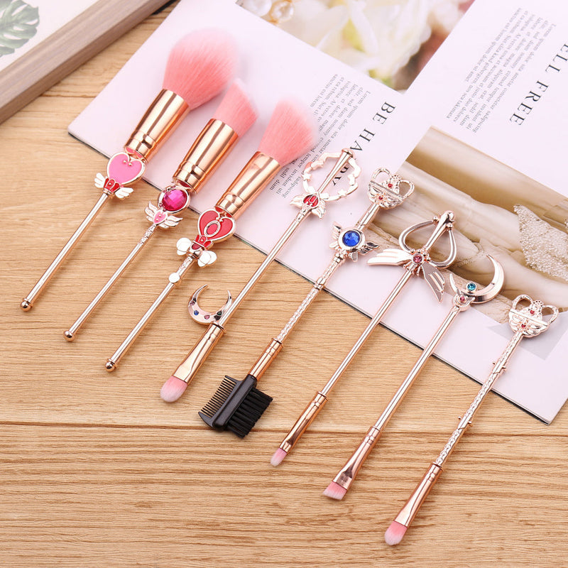 Magical girl full cosmetic set - blush brush - card captor sakura - cosmetic