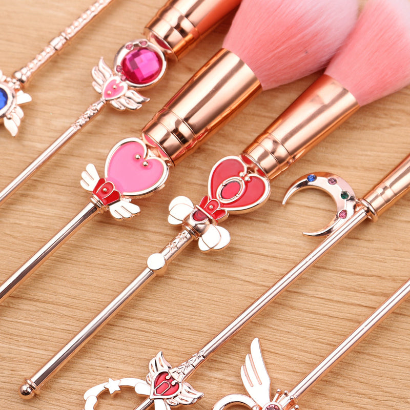 Magical girl full cosmetic set - blush brush - card captor sakura - cosmetic